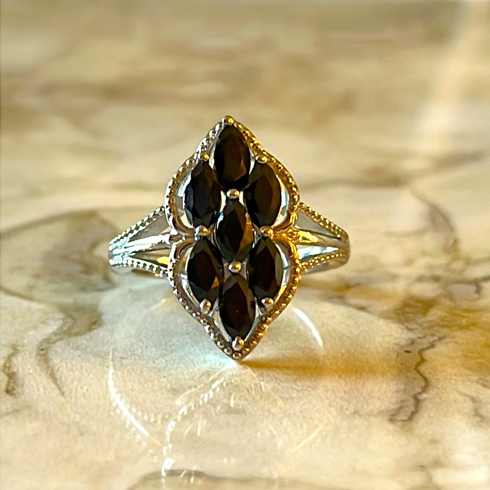 Black Spinel Ring